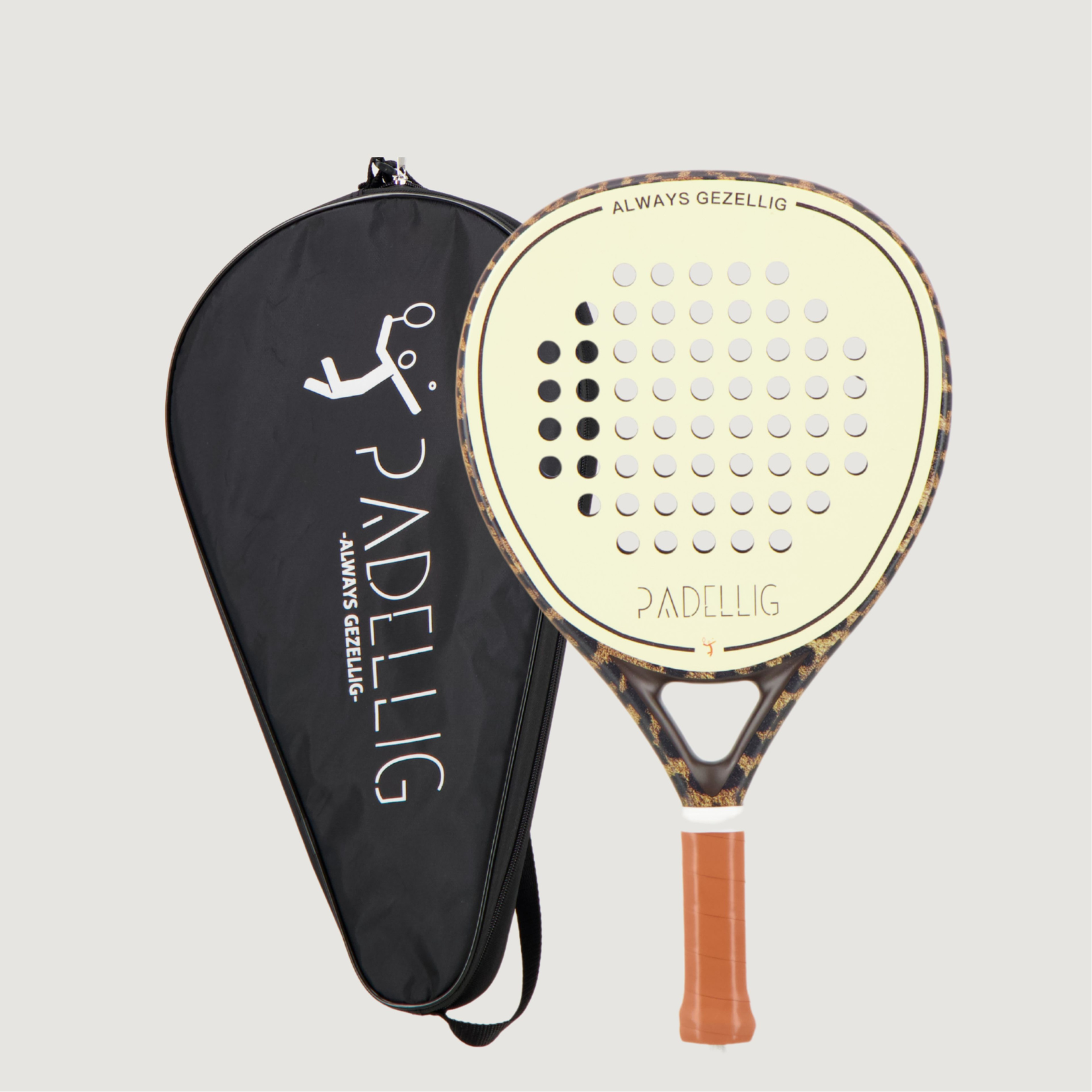 Padellig padelracket – 12K Full Carbon – PANTER