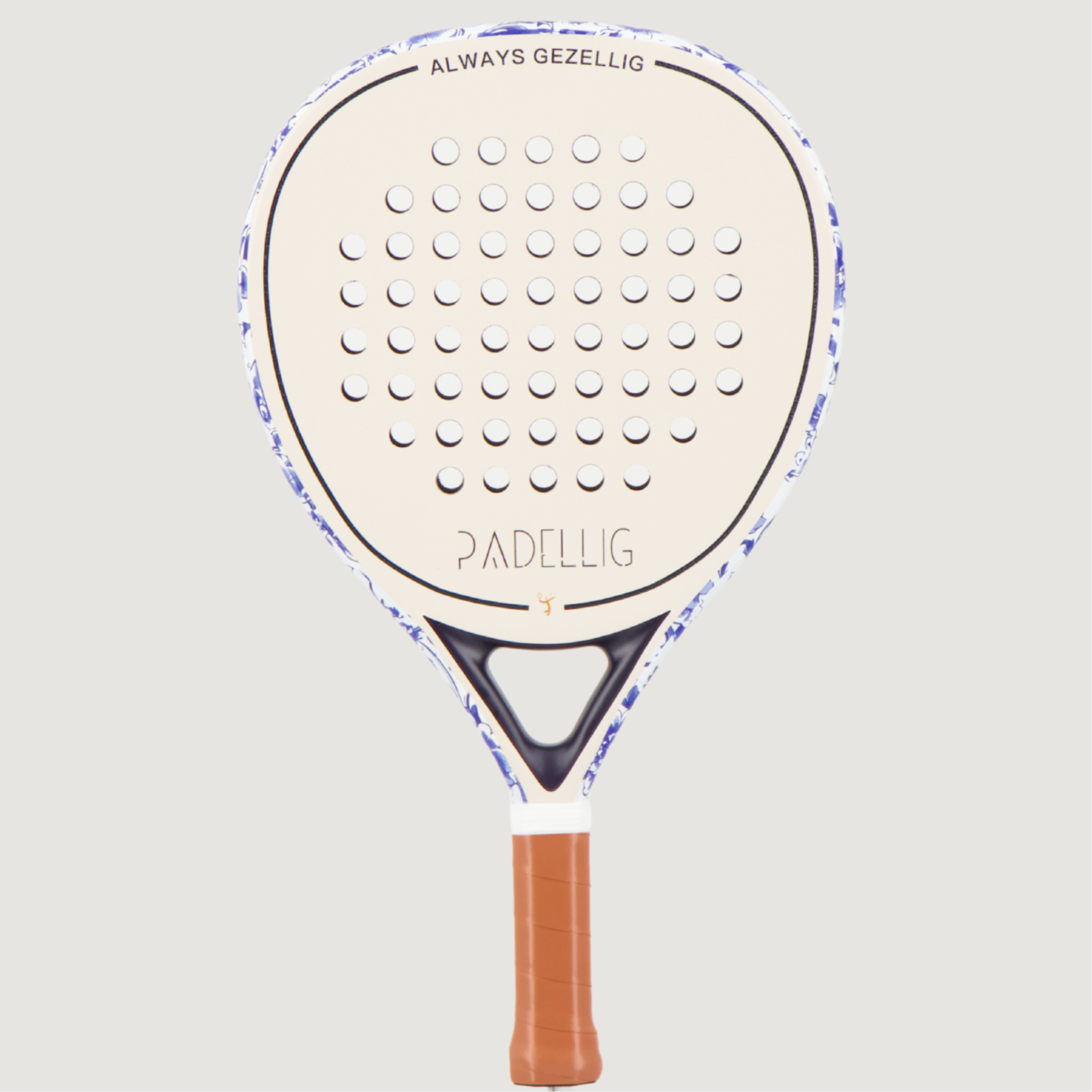 Padellig padelracket – 12K Full Carbon – DELFTS BLAUW