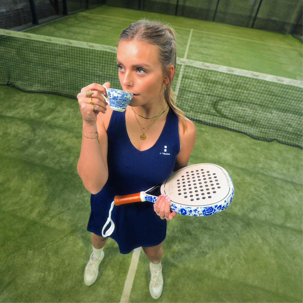 Padellig padelracket – 12K Full Carbon – DELFTS BLAUW