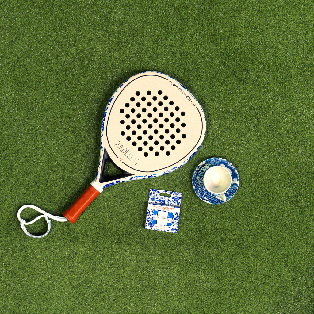 Padellig padelracket – 12K Full Carbon – DELFTS BLAUW