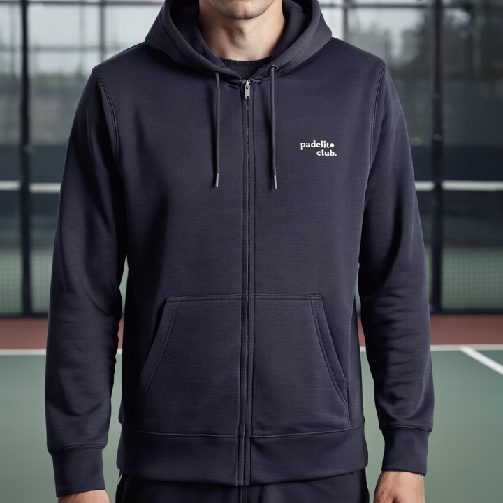 Vest met rits - On and Off court - logo wit