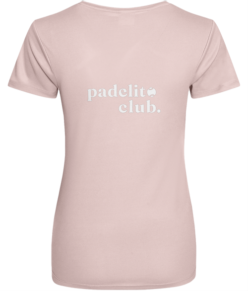 Dames - Sport shirt - Padelito Club op de rug