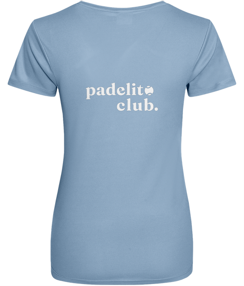 Dames - Sport shirt - Padelito Club op de rug