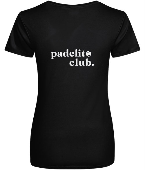 Dames - Sport shirt - Padelito Club op de rug