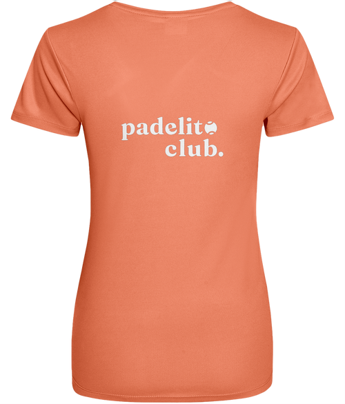 Dames - Sport shirt - Padelito Club op de rug