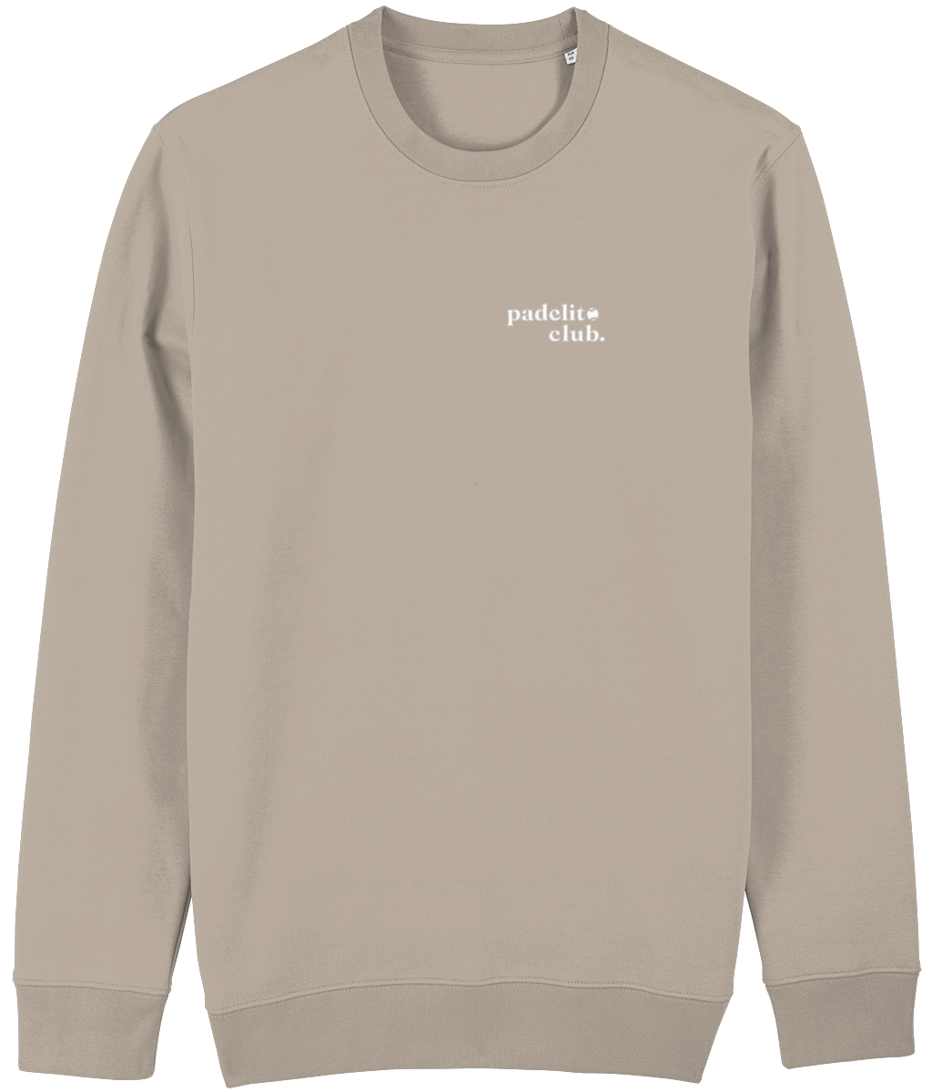 Heavy basic padel trui / sweater zonder opdruk, warme trui voor sport en vrije tijd.