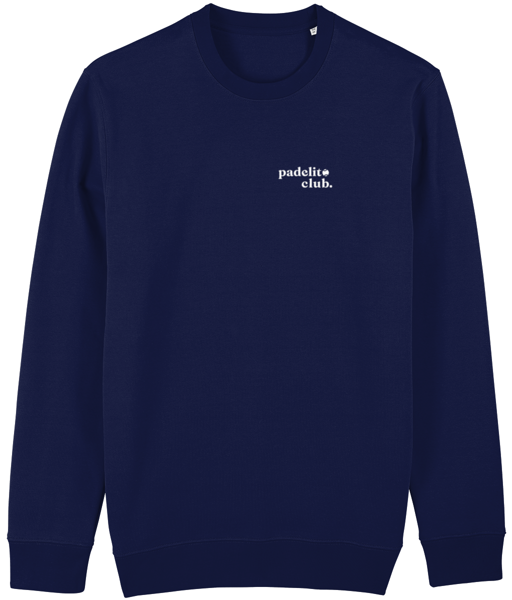 Heavy basic padel trui / sweater zonder opdruk, warme trui voor sport en vrije tijd.