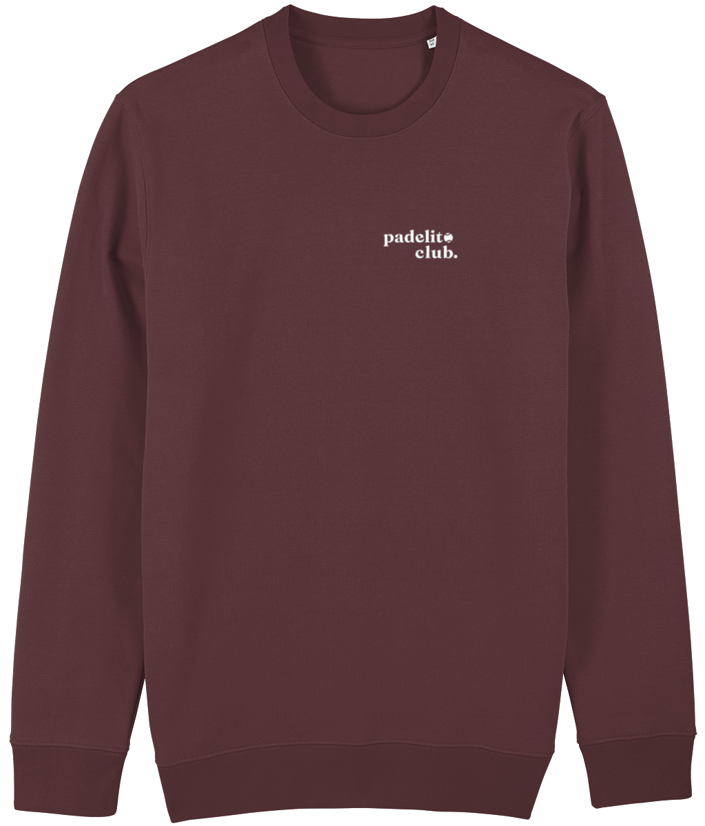 Heavy basic padel trui / sweater zonder opdruk, warme trui voor sport en vrije tijd.