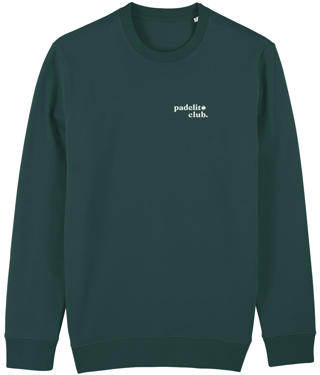 Heavy basic padel trui / sweater zonder opdruk, warme trui voor sport en vrije tijd.