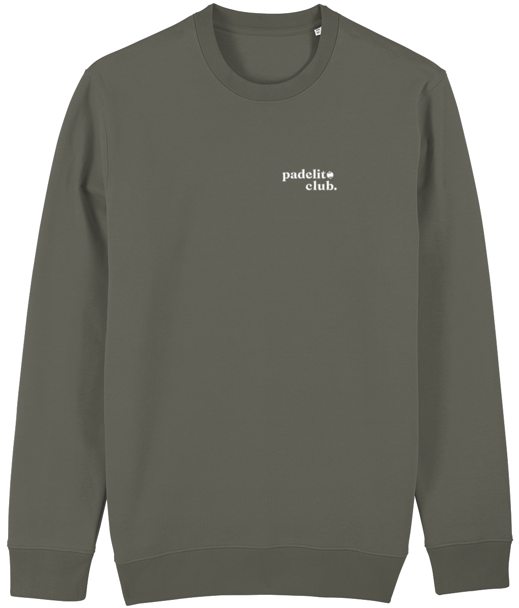 Heavy basic padel trui / sweater zonder opdruk, warme trui voor sport en vrije tijd.