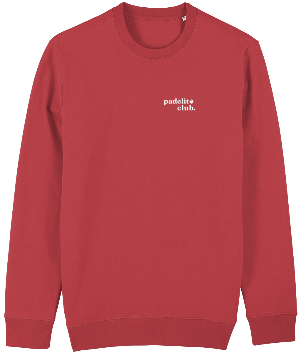 Heavy basic padel trui / sweater zonder opdruk, warme trui voor sport en vrije tijd.