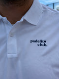Padelito Club - Premium polo - Blauw logo