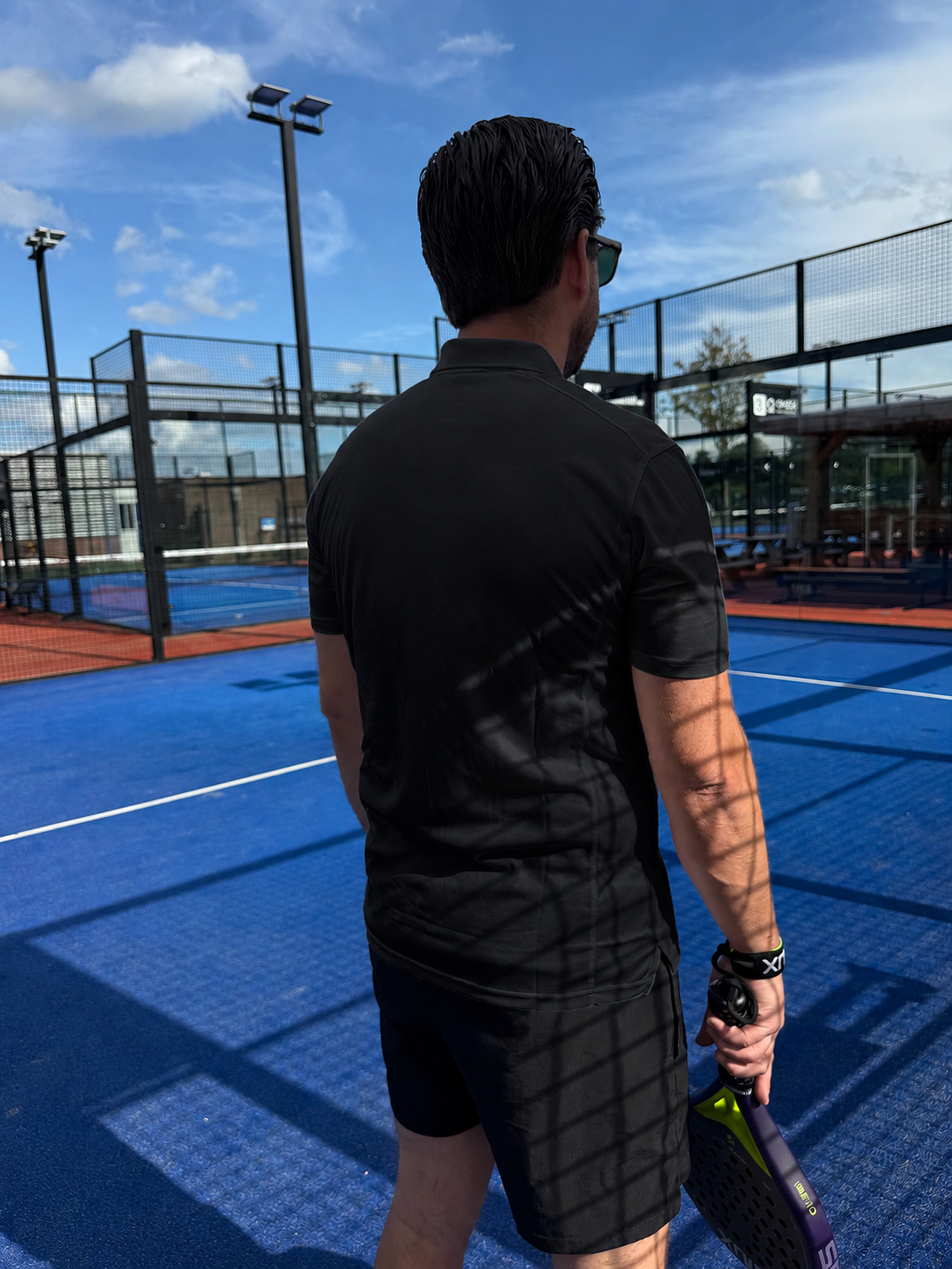 Padelito Club - Premium polo - Wit logo