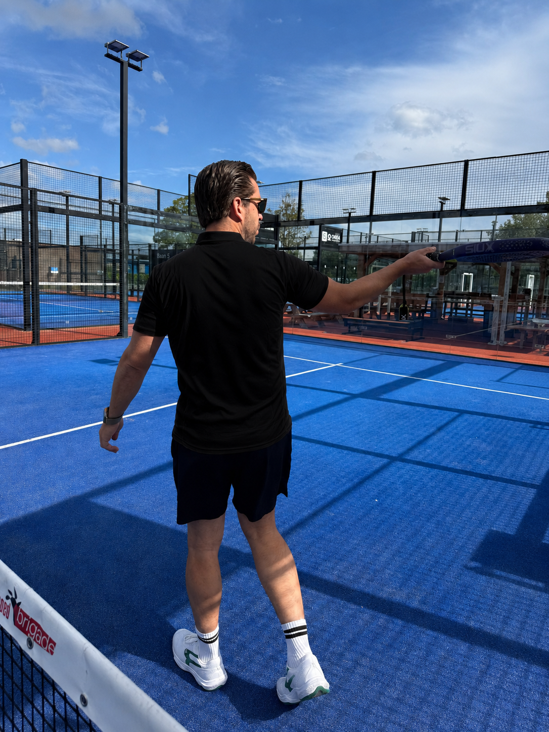 Padelito Club - Premium polo - Wit logo