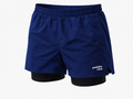 Padelito - Men's Double Layer Sports Short Padelito Club Polo Blauw