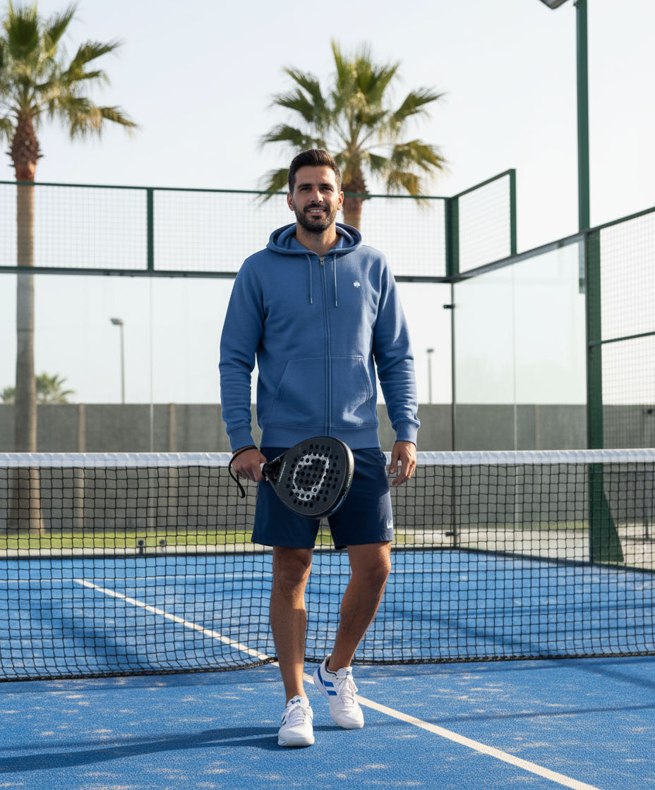 Vest met rits - On and Off court - Padelito Club Back