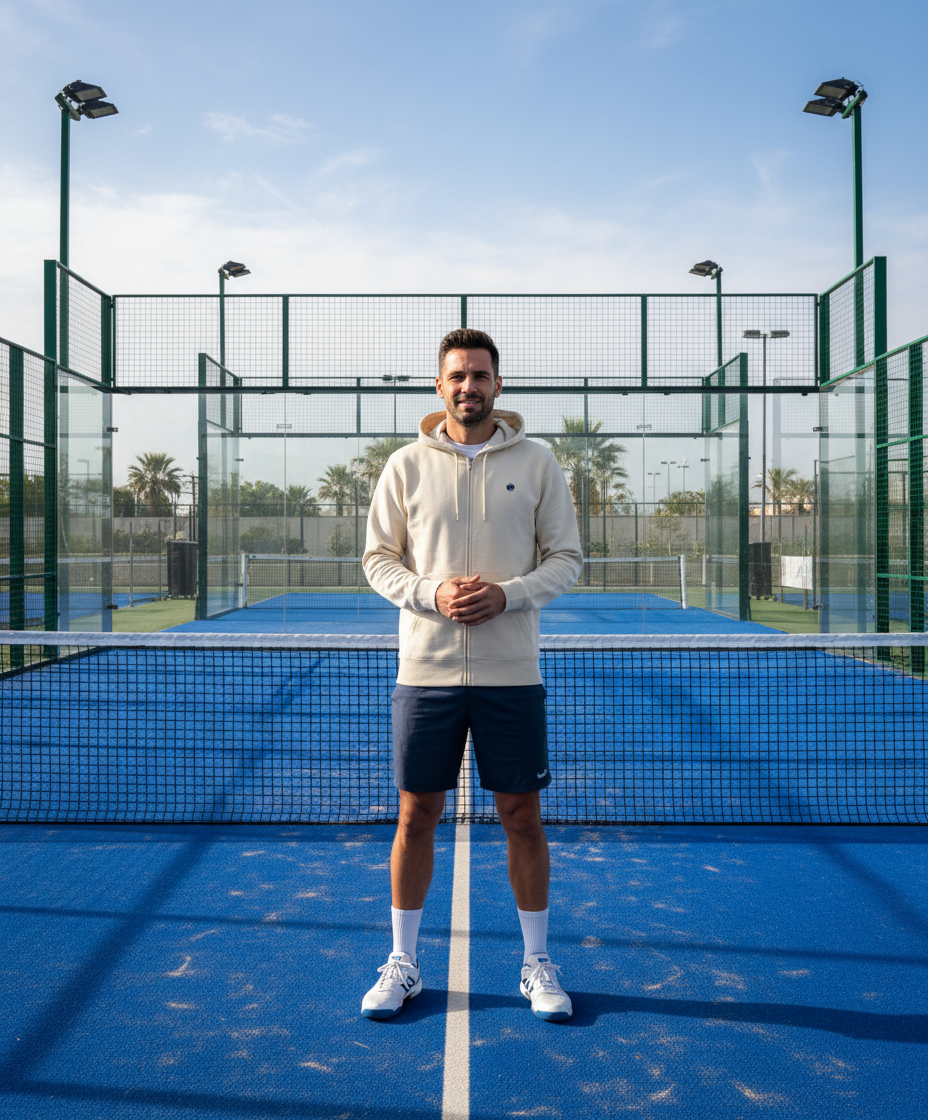 Vest met rits - On and Off court - Padelito Club Back